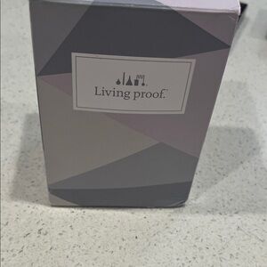 Living Proof Geometric Box in Gray and Purple